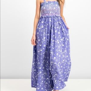 Free People Color My World Jumpsuit purple
